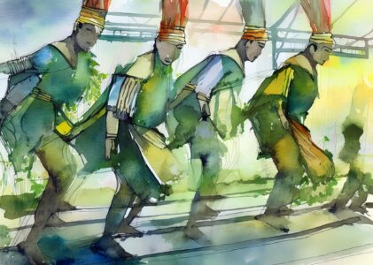 Bambuların Ritmi: Magunatip, Murut Halkının Antik Bambu Dansı